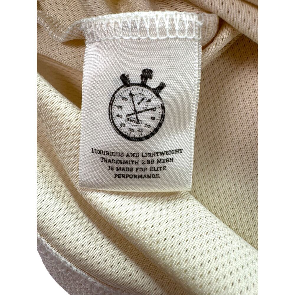 Tracksmith Van Cortlandt Long Sleeve Running Shirt Womens M Ivory Workout - Picture 6 of 11